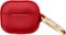 Insignia™ - Magnetic Silicone Case for Apple AirPods (3rd Generation) - Red-Front_Standard