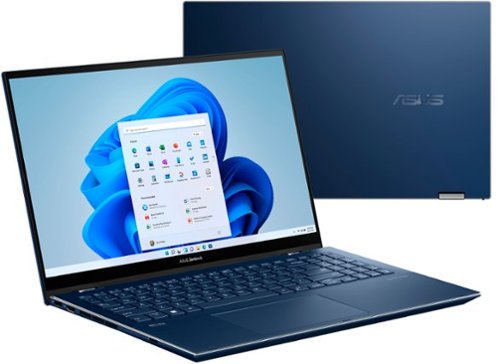 ASUS Zenbook Flip 2-in-1 15.6 OLED Touch-Screen Laptop - Intel Evo Platform - 12th Gen Core i7 - 16GB Memory  - 512GB SSD - Azurite Blue BUY ONLINE