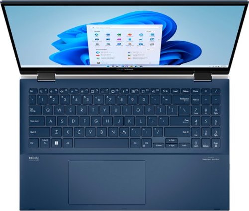 ASUS Zenbook Flip 2-in-1 15.6 OLED Touch-Screen Laptop - Intel Evo Platform - 12th Gen Core i7 - 16GB Memory  - 512GB SSD - Azurite Blue BUY IN EUROPE