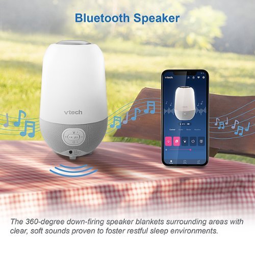 VTech Sleep Training Soother Portable Bluetooth Speaker - White WHERE TO BUY