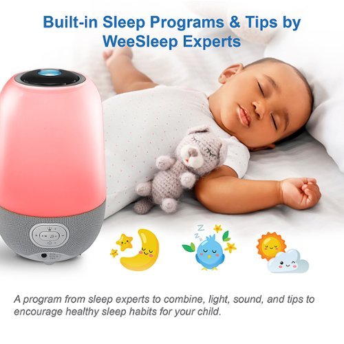 VTech Sleep Training Soother Portable Bluetooth Speaker - White BUY ONLINE