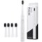 AquaSonic - Pulse Series Rechargeable Electric Toothbrush with Activated Charcoal Whitening Bristles - Optic White-Angle_Standard