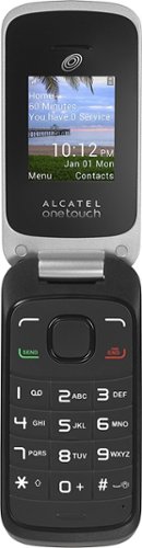  Tracfone - Alcatel onetouch 206G No-Contract Cell Phone - Black