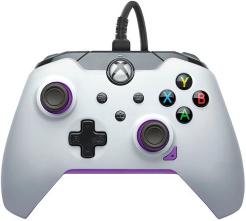 PDP Wired Controller: Kinetic White - Xbox Series X|S, Xbox One, Xbox, Windows 10/11 - Kinetic White