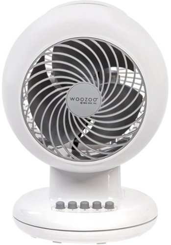 Woozoo - Compact Personal Oscillating Fan - White