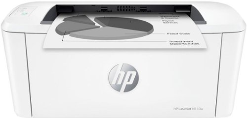 HP - LaserJet M110w Wireless Black and White Laser Printer - White