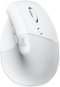 Logitech - Lift Vertical Wireless Ergonomic Mouse with 4 Customizable Buttons - Wireless - Off-White-Front_Standard