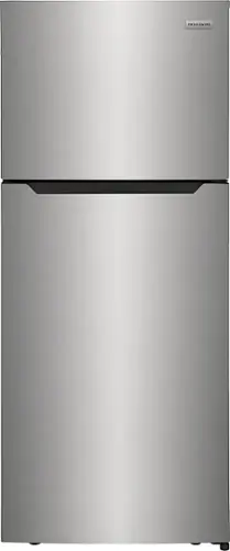 Front. Frigidaire - 17.6 Cu. Ft. Top Freezer Refrigerator - Stainless Steel.