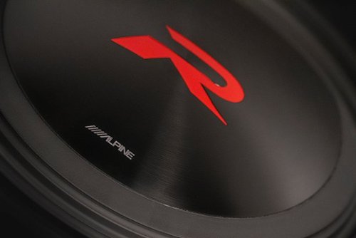 Alpine - R-Series Dual 10" Voice Coil 4-Ohm Subwoofer - Black