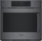 Bosch - 800 Series 30" Built-In Single Electric Convection Wall Oven - Black Stainless Steel-Front_Standard