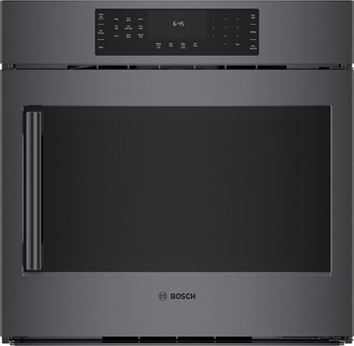 Bosch - 800 Series 30" Built-In Single Electric Convection Wall Oven - Black