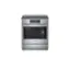 Front. Bosch - 800 Series 4.6 cu. ft. Slide-In Electric Induction Range with Self-Cleaning - Stainless Steel.