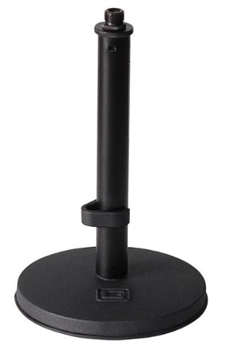 Image of Gator Frameworks - Desktop Microphone Stand with Round Base