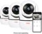 MOBI - Cam HDX Smart HD Pan & Tilt Wi-Fi Baby Monitoring Camera with 2-way Audio and Powerful Night Vision 3-Pack - White-Front_Standard