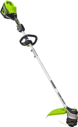 Image of Greenworks - 80-Volt 16-Inch Cutting Diameter Straight Shaft Grass Trimmer (Battery Not Included) - Green