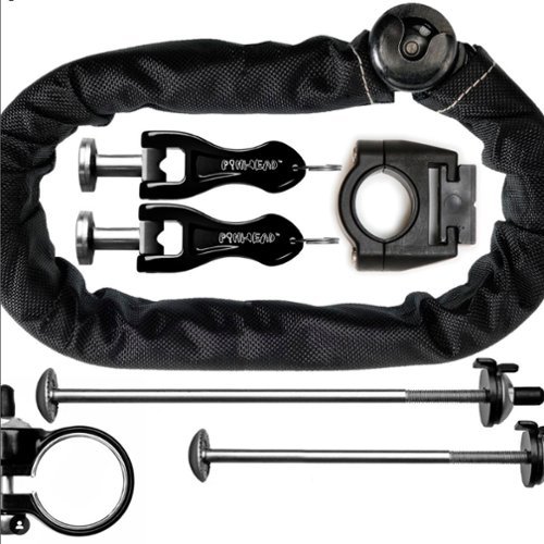 PINHEAD - City Lock for Wheels and Seatpost - 7-Pack for Wheels, Seatpost, plus Chain Lock