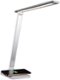 OttLite - Entice LED Desk Lamp with Qi and USB Charging - Silver-Front_Standard
