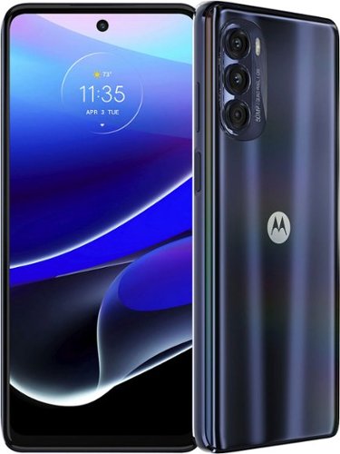 Motorola – Moto G Stylus 5G 256GB (2022 Unlocked) – Steel Blue