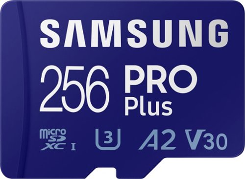 Samsung - PRO Plus 256GB microSDXC UHS-I Memory Card with Reader