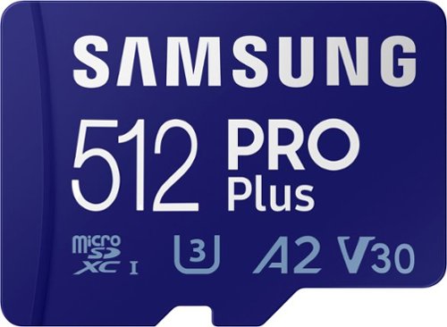 

Samsung - PRO Plus 512GB microSDXC UHS-I Memory Card with Reader