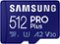 Samsung - PRO Plus 512GB microSDXC UHS-I Memory Card with Reader-Front_Standard
