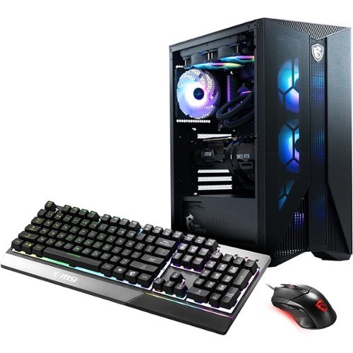 MSI - Aegis RS Gaming Desktop - Intel i7-12700K - 32 GB Memory - NVIDIA GeForce RTX 3080 Ti Up to 12 GB - 2 TB HDD + 1 TB SSD - Black