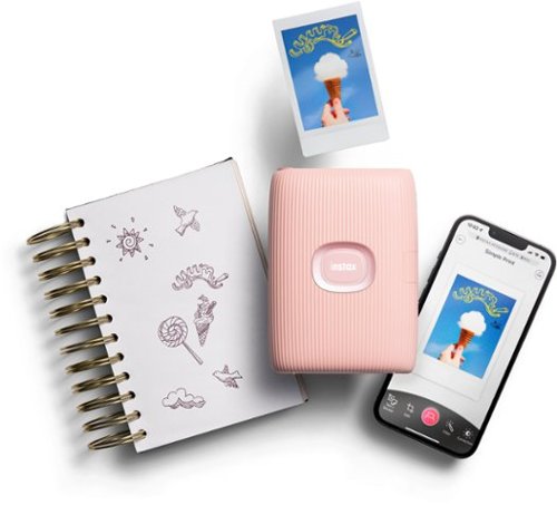 Fujifilm Instax Mini Link 2 Wireless Photo Printer - Pink BUY IN MIDDLE EAST