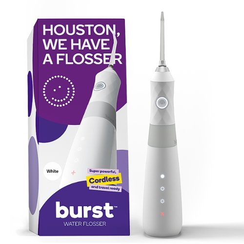 BURST Water Flosser - White WORLDWIDE DELIVERY