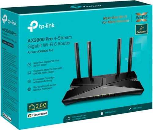 TP-Link Archer AX3000 Pro Dual-Band Wi-Fi 6 Router - Black HOW TO BUY