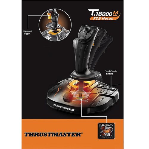 Thrustmaster T16000M FCS Flight Control System for PC Black - Best Buy