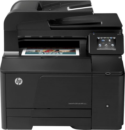  HP - LaserJet Pro MFP M276nw Wireless Color All-in-One Printer - Black