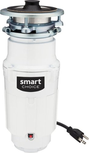 Smart Choice 1/2HP Corded Disposer - White