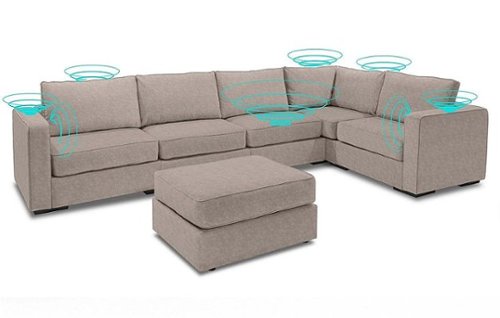 Lovesac - 6 Seats + 8 Sides Lovesoft StealthTech 6 Speaker - Venetian Taupe