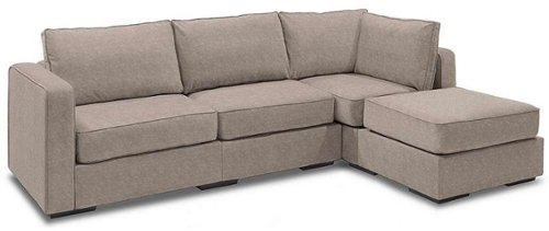 Lovesac - 5 Seats + 5 Sides Corded Velvet & Lovesoft - Venetian Taupe