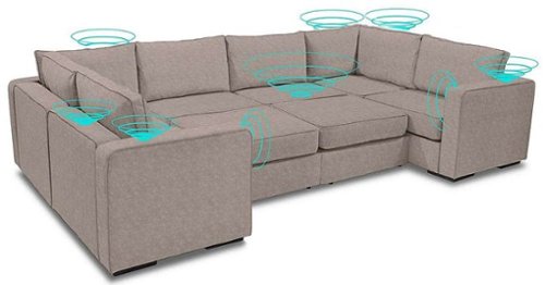 

Lovesac - 8 Seats + 10 Sides Standard StealthTech 6 Speaker - Venetian Taupe