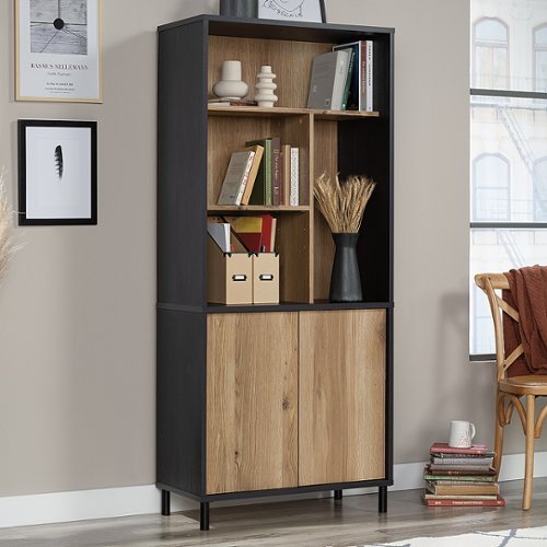 Sauder - Acadia Way Library Bookcase - Black