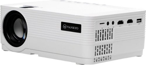 Vankyo Leisure 470 Pro Native 1080P Wireless Single LCD Mini Projector - White WORLDWIDE DELIVERY