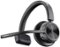 Poly - formerly Plantronics - Voyager 4310 Wireless Noise Cancelling Single Ear Headset with mic - Black-Front_Standard
