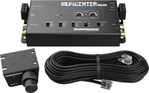 Image of AudioControl - The Epicenter Micro Digital Bass Restoration Processor and Line Output Converter - Black