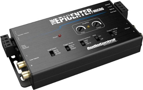 AudioControl The Epicenter Micro Digital Bass Restoration Processor and Line Output Converter - Black HOW TO BUY