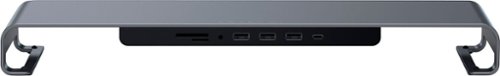 Satechi USB-C Monitor Stand Hub XL w/1 USB-C, 3 USB 3.0, SD/ MicroSD ports, and 3.5mm audio for iMac, MacBook, Windows laptops GLOBAL SHIPPING