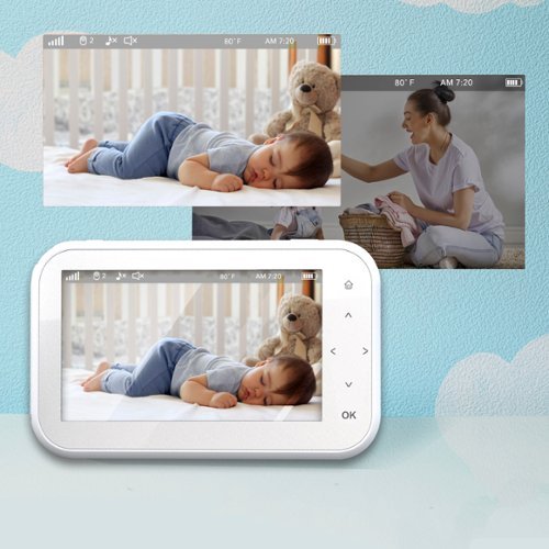 Rexing Add-on Camera for BM1 Baby Monitor w/ Recording Capabilities 720p Video/Audio - White BUY IN EUROPE