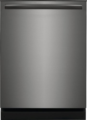 Frigidaire - Gallery 24" Built-In Dishwasher, 52dba - Black Stainless Steel