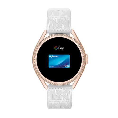 Michael Kors Gen 6 Bradshaw Stainless Steel Smartwatch 44mm - Gold, White GLOBAL SHIPPING