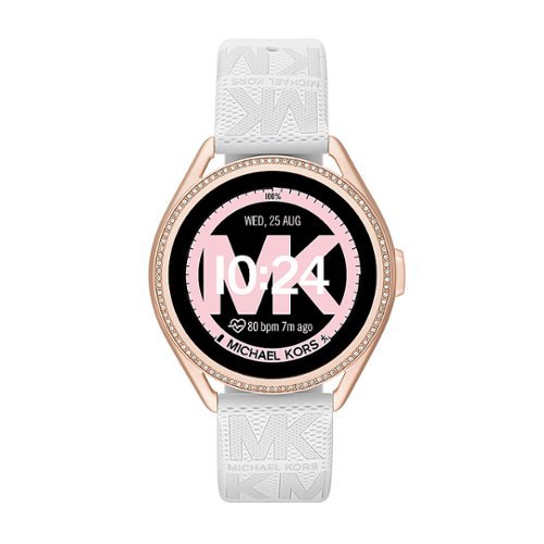 Michael Kors Gen 6 Bradshaw Stainless Steel Smartwatch 44mm - Gold, White WHERE TO BUY