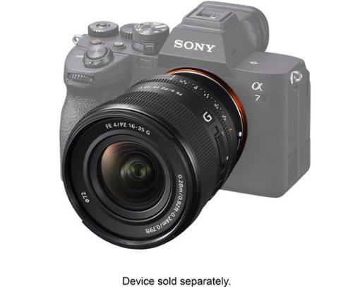 Sony Alpha FE PZ 16-35mm F4 G full-frame constant-aperture wide-angle power zoom G Lens - Black BUY ONLINE