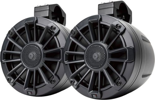 MB Quart - Nautic Premium 6.5" 2-Way Wake Tower Speakers (Pair) - Black-Left_Standard 