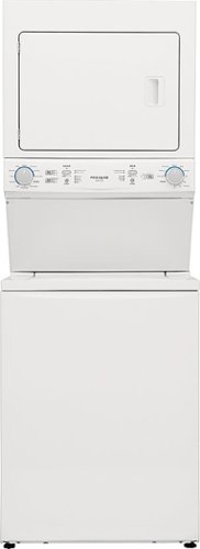 Frigidaire - 3.9 Cu. Ft Washer and 5.5 Cu. Ft. Electric Dryer Laundry Center with Long Vent