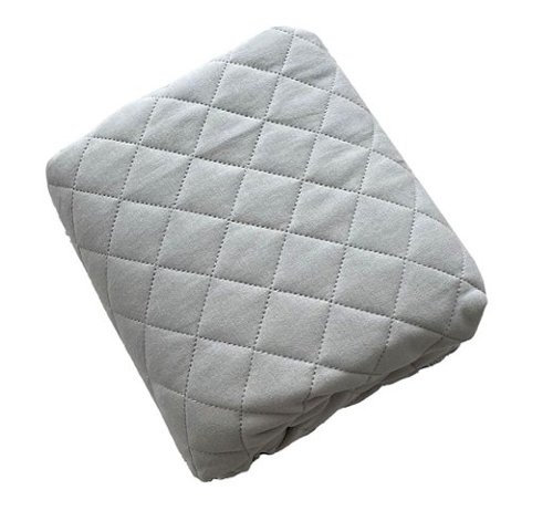 

Romp & Roost - LUXE Nest Waterproof Fitted Playard Sheet - Grey