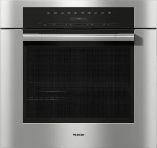 Front. Miele - H 7180 BP - Clean Touch Steel.